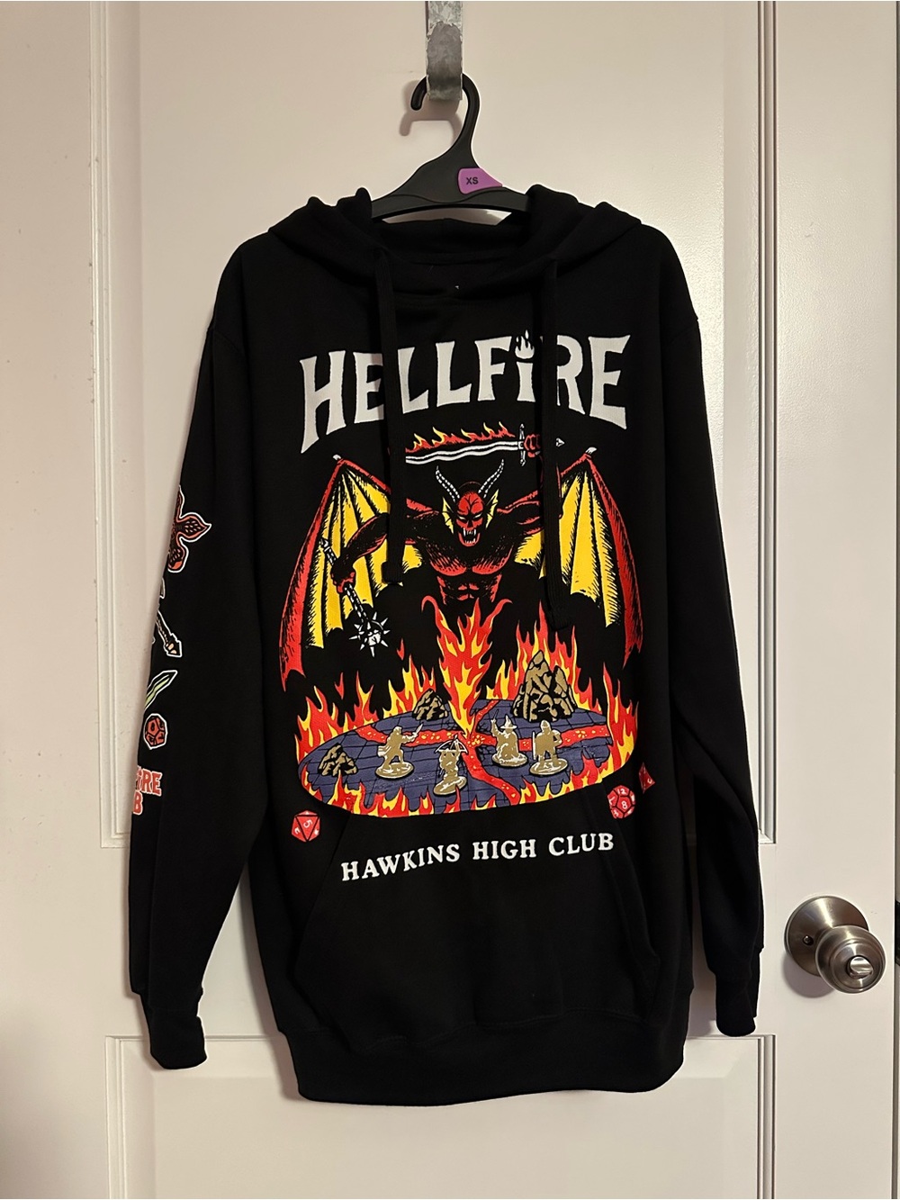 Stranger Things Hellfire Club Art Hoodie